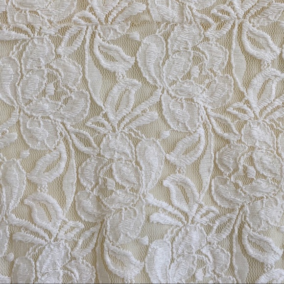 Free People Miles of Lace Ivory Tank Swing Dress L - Picture 5 of 12